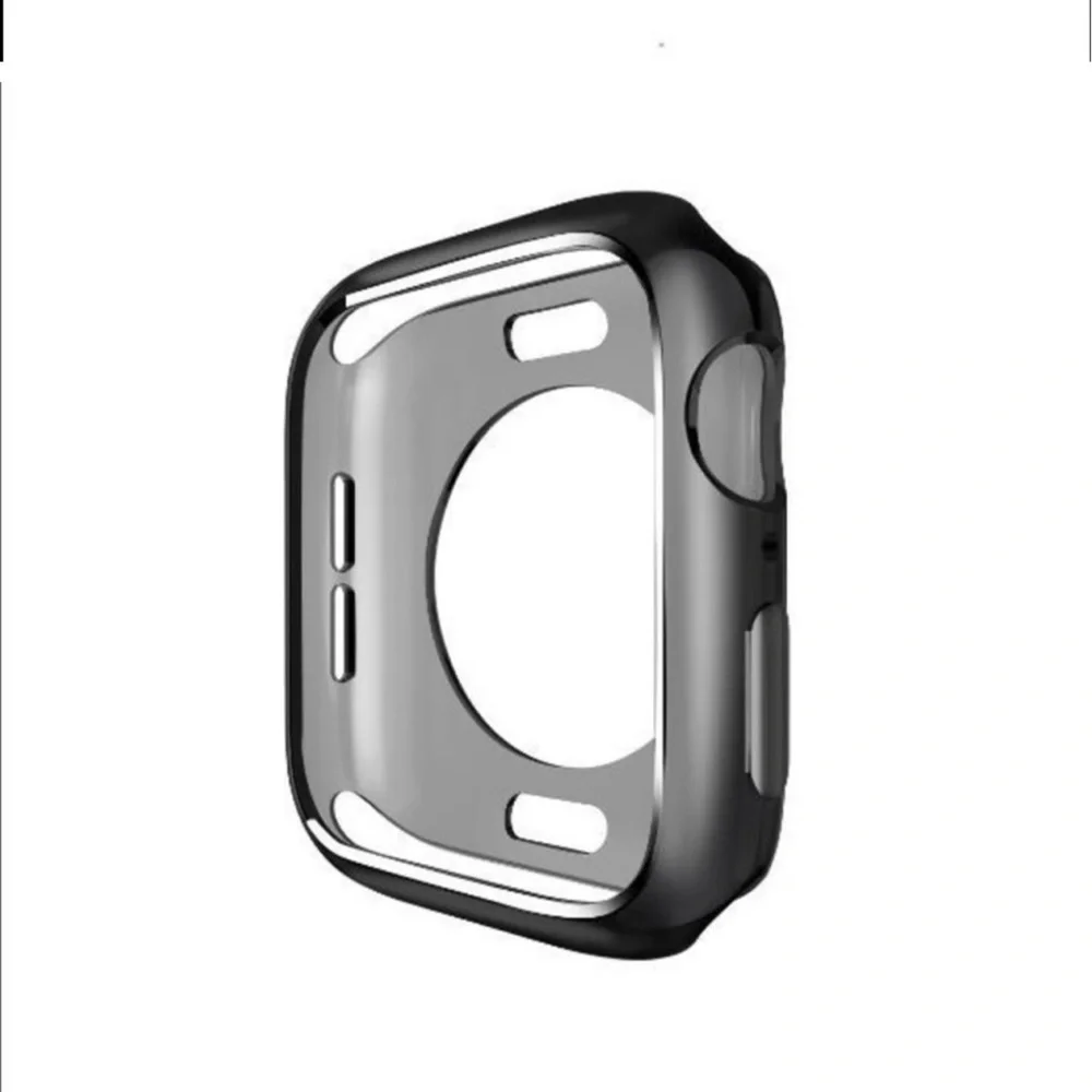 New Unisex Black Glossy Apple Watch Bumper Case for 40mm
